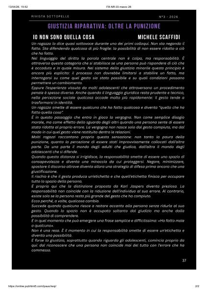 Anteprima della pubblicazione Io non sono quella cosa