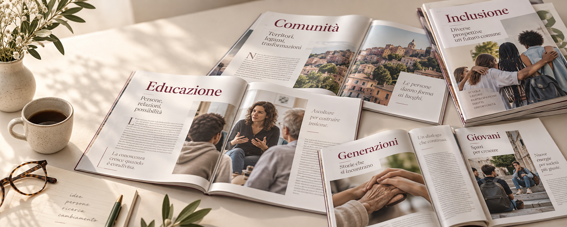 Riviste aperte dedicate a educazione, comunità e inclusione